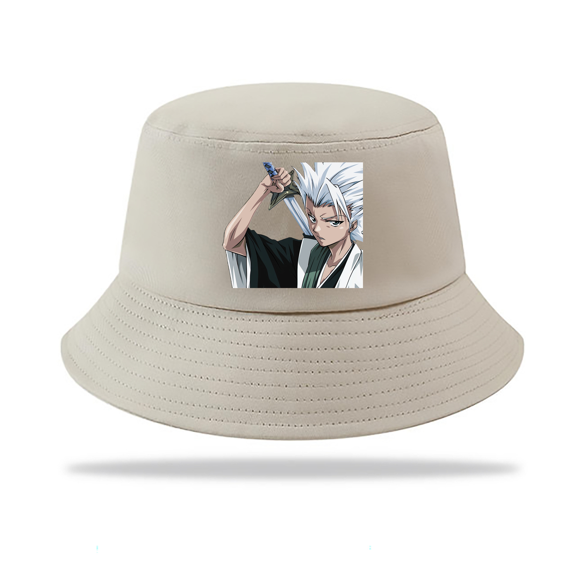 （画像用） ブリーチ 日番谷冬獅郎（ひつがや とうしろう） BLEACH Hitsugaya Toushirou アウトドア日除けバケットハット